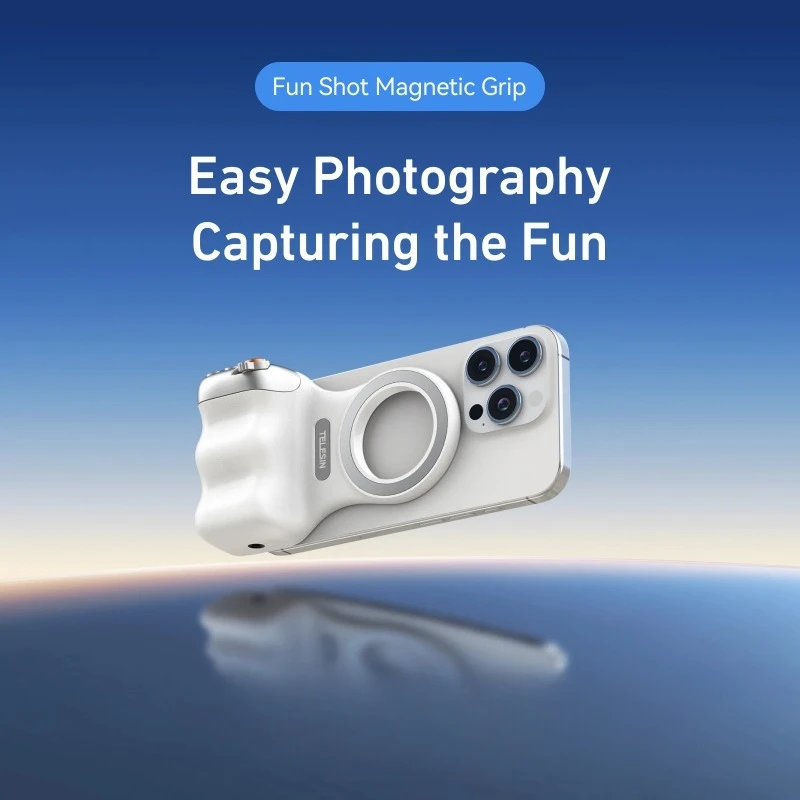 

Ergonomic Magnetic Phone Camera Grip Detachable Remote Control Expandable Handheld Shooting Bracket