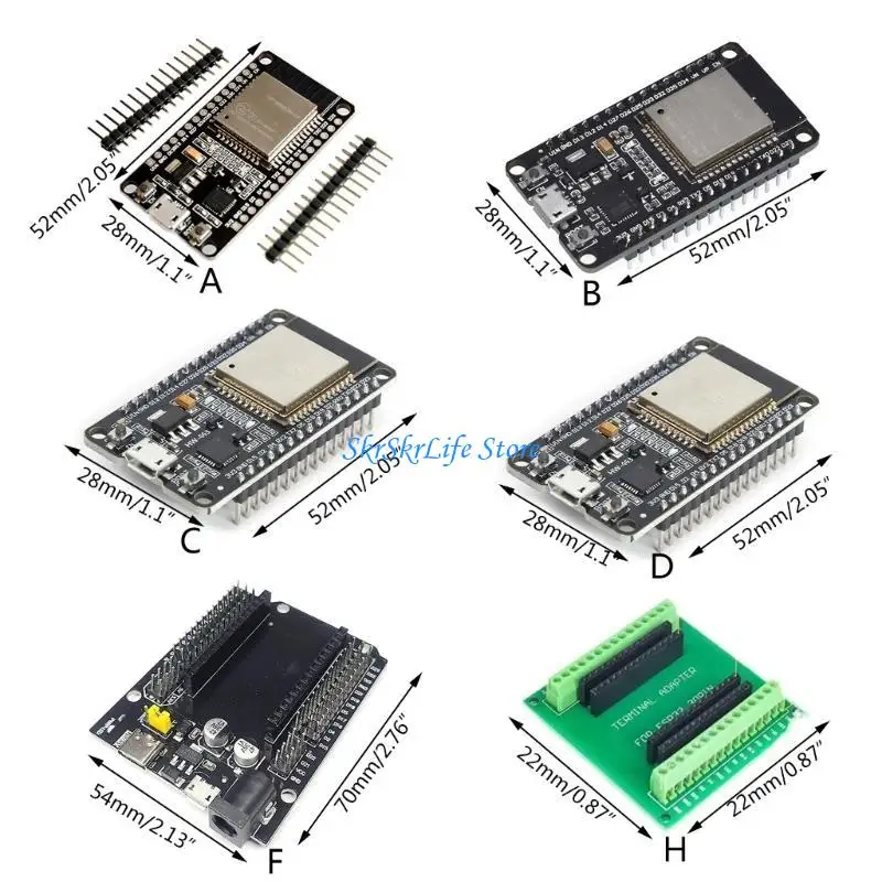 E65E ESPWROOM32 Двухъядерная плата ESP32 Макетная плата WiFi Bluetooth-совместимая макетная плата