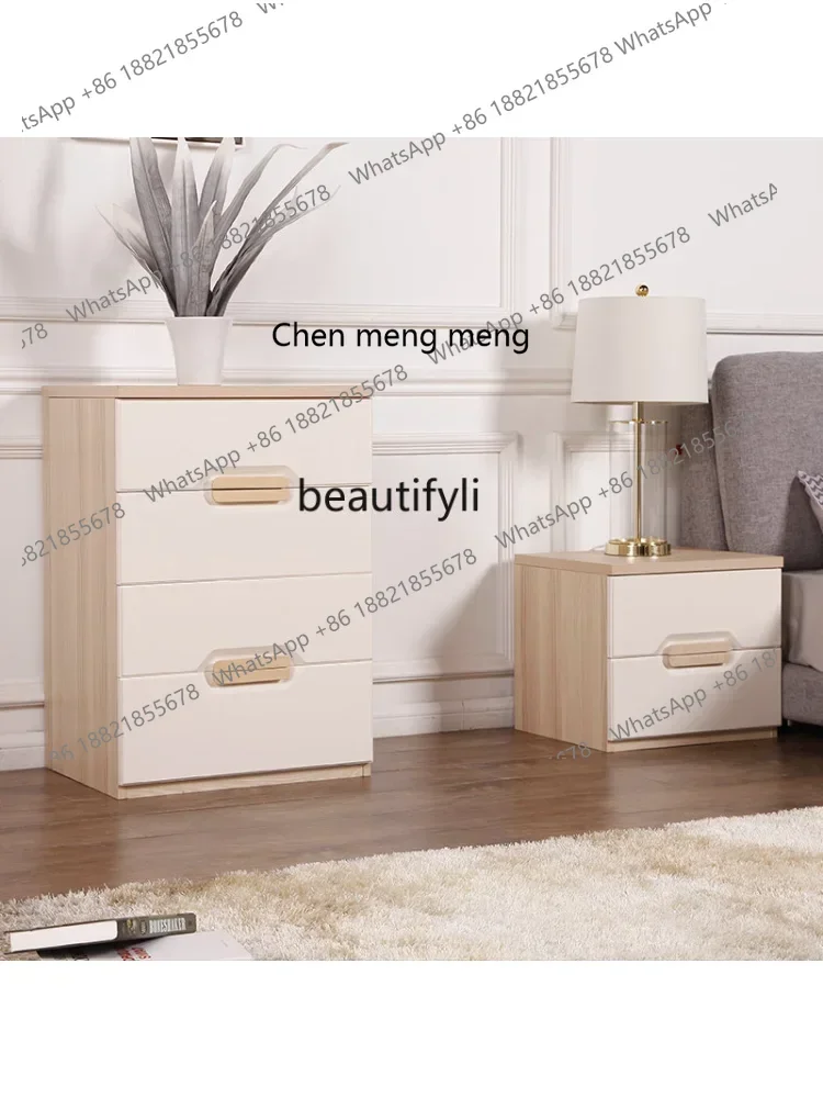 cc182R11 Einfache, moderne Aufbewahrungskommode im nordischen Stil, Möbel mit vier Eimern, Kommode, Schlafzimmer, Wohnzimmer, Spind f