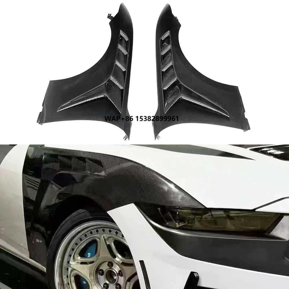 

Semi-carbon Fiber GTD Style Front Fender for Mustang S650 Mustang GT