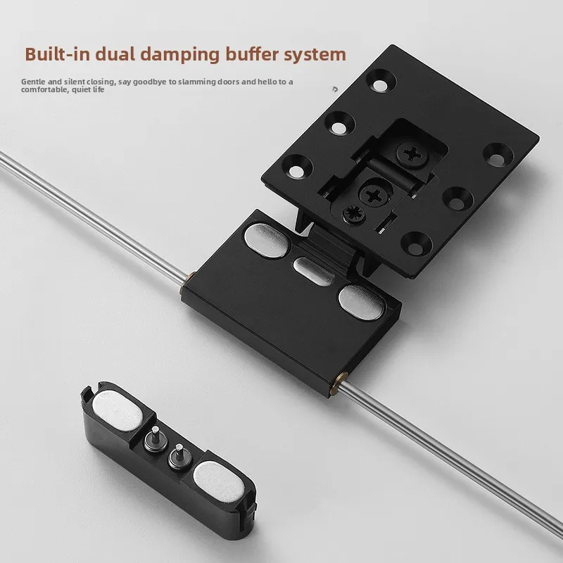 Pin Style Soft Close Cabinet Hinge Zinc Alloy Quiet Damping Hardware Kitchen Bathroom Bedroom Display Doors Adjustable Concealed