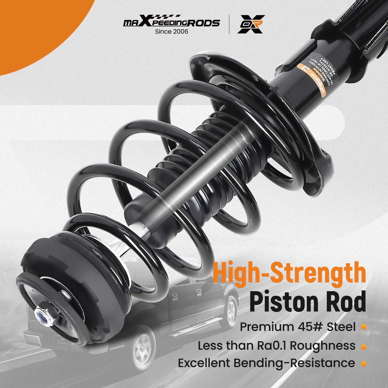 Front Struts w/Coil Spring Assembly For Chevrolet Camaro 2013-2015 3.6L 172912