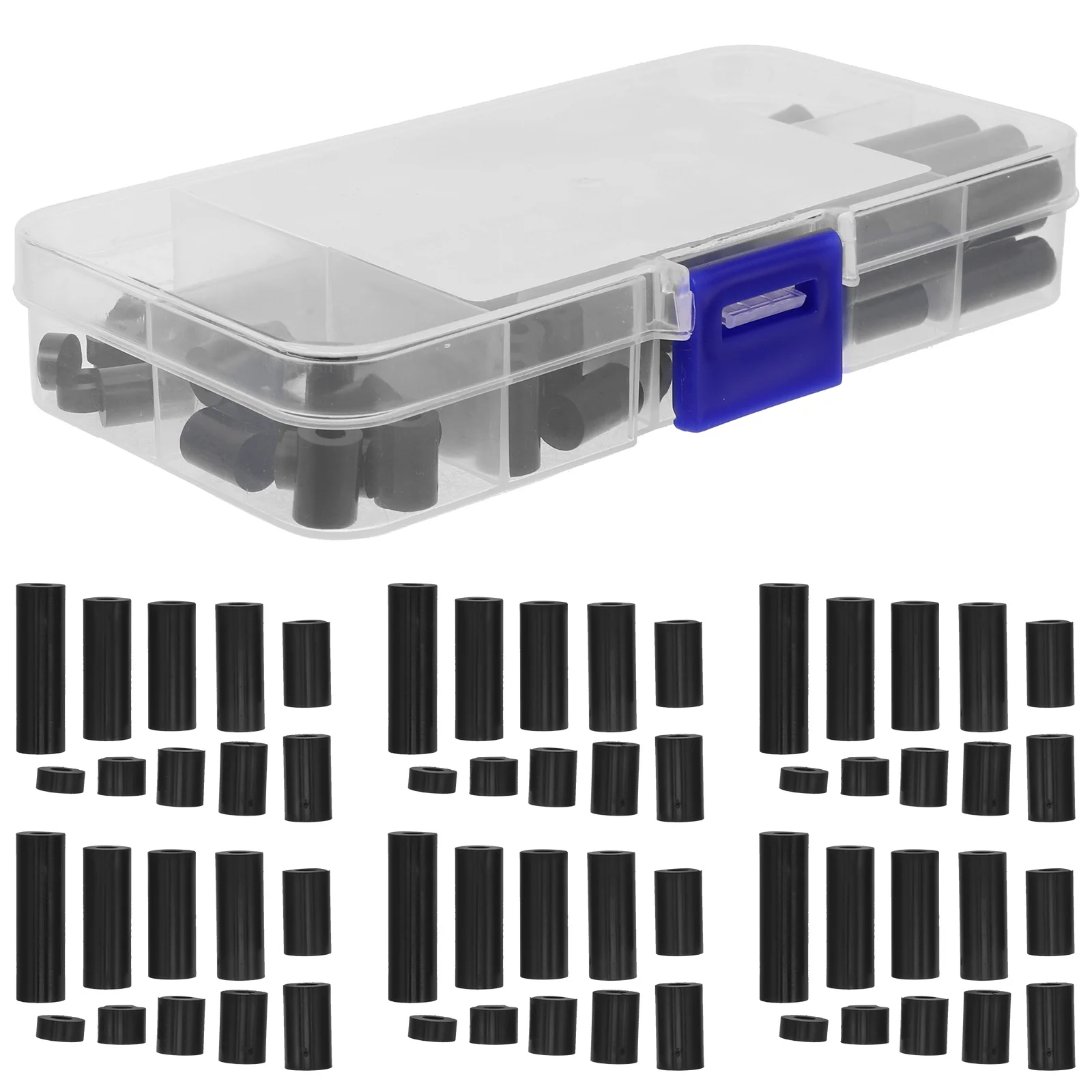 

100 Pcs Gasket Small Washers for Screws Spacer Outlet Spacers Nylon Plastic Electrical Flat Wall Plate Outlets