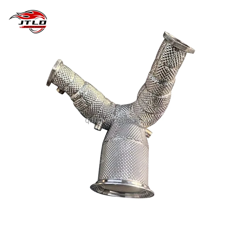 High Performance Good Quality JTLD 304 Stainless Steel Exhaust Downpipe With 1 Year Warranty For Audi SQ5