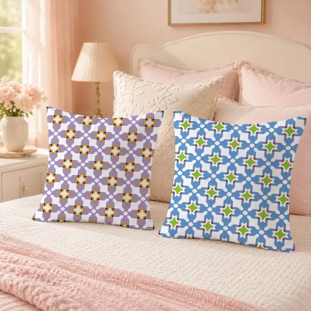 Houndstooth Pattern Art Cushion Cover Custom Plush Pillow Cover Soft Cloud Comfort for Sofa Bed Couch