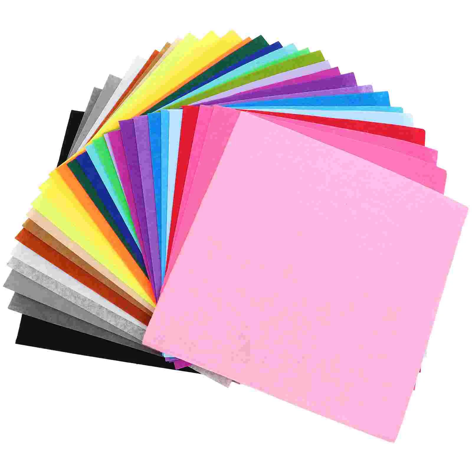 

28pcs 30*30cm Multicolour Nonwoven Fabric Children DIY Handmade Craft Material （28-color) Nonwoven Fabric Sheet