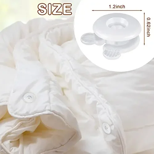 4/8PCS Quality Plastic Durable Portable Comforter Clamp Bed Duvet Fastener Clips Bed Duvet Holders Durable Blanket Cover Gadgets