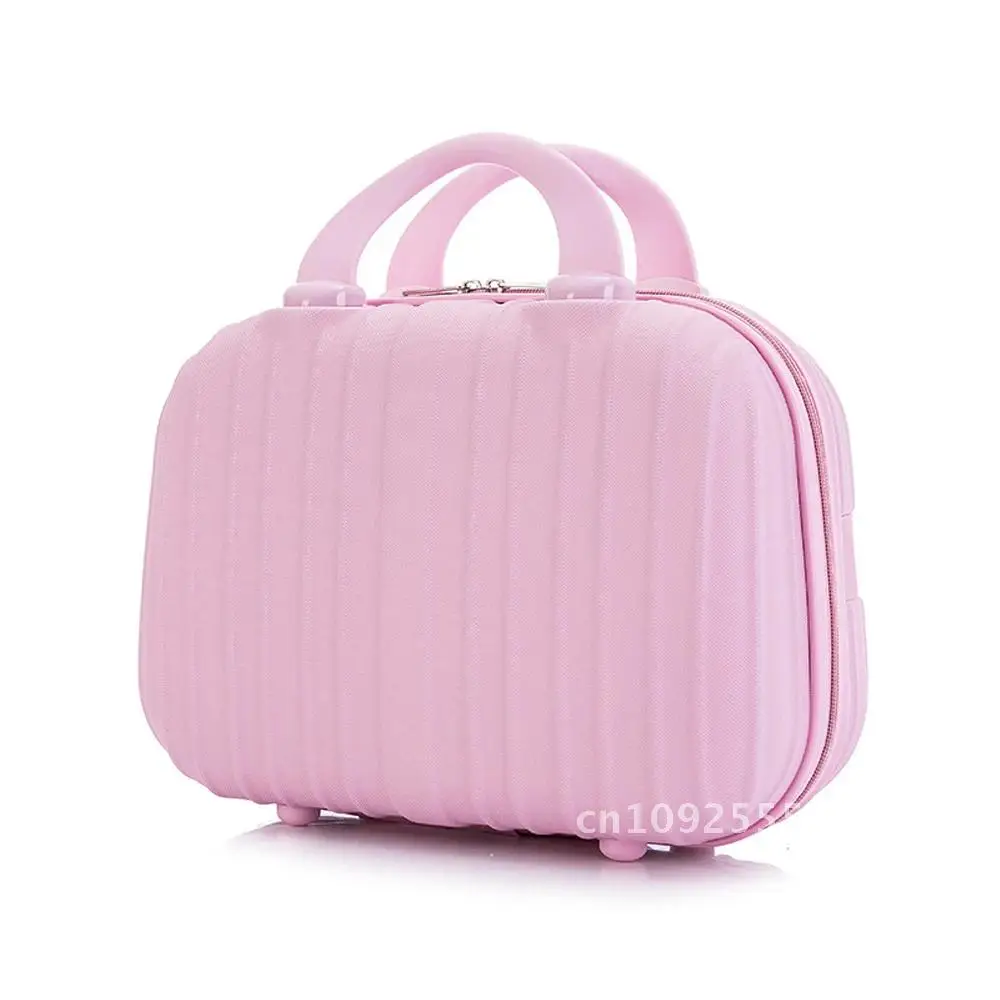 14 "rosa impermeável à prova de explosão senhora mala de viagem bolsa de maquiagem feminina tamanho: 31-14.5-24cm