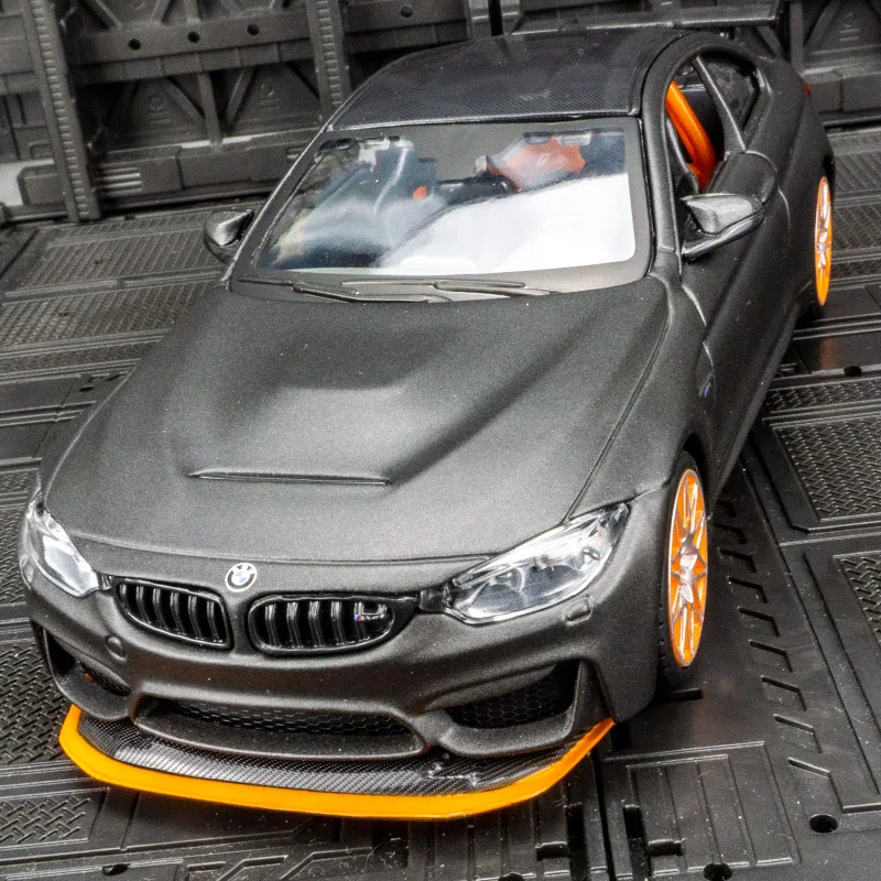 1:24 BMW M4 GTS Alloy Sports Car Model Diecast Metal Toy Vehicles Car Model High Simulation Collection Childrens Toy Gift