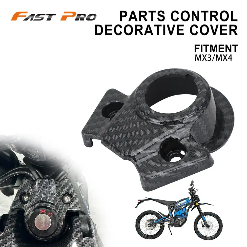 

Motorcycle Accessories Center Console Cover For TALARIA MX3 MX4 Electric Vehicle Dirt E-Bike Carbon Fiber PP