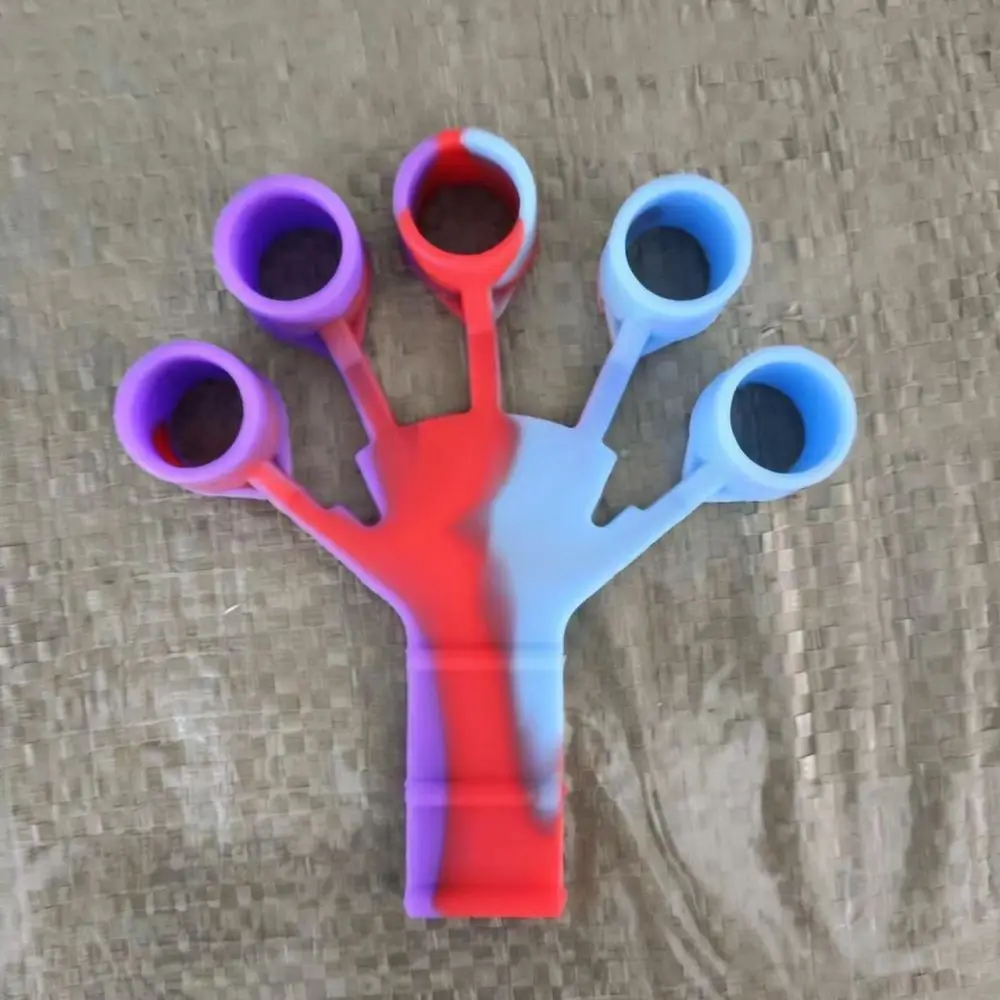 Silicone Finger Exerciser Grip Strength Resistance Trainer For Physical Rehab And Hand Workout Fitness Equipment