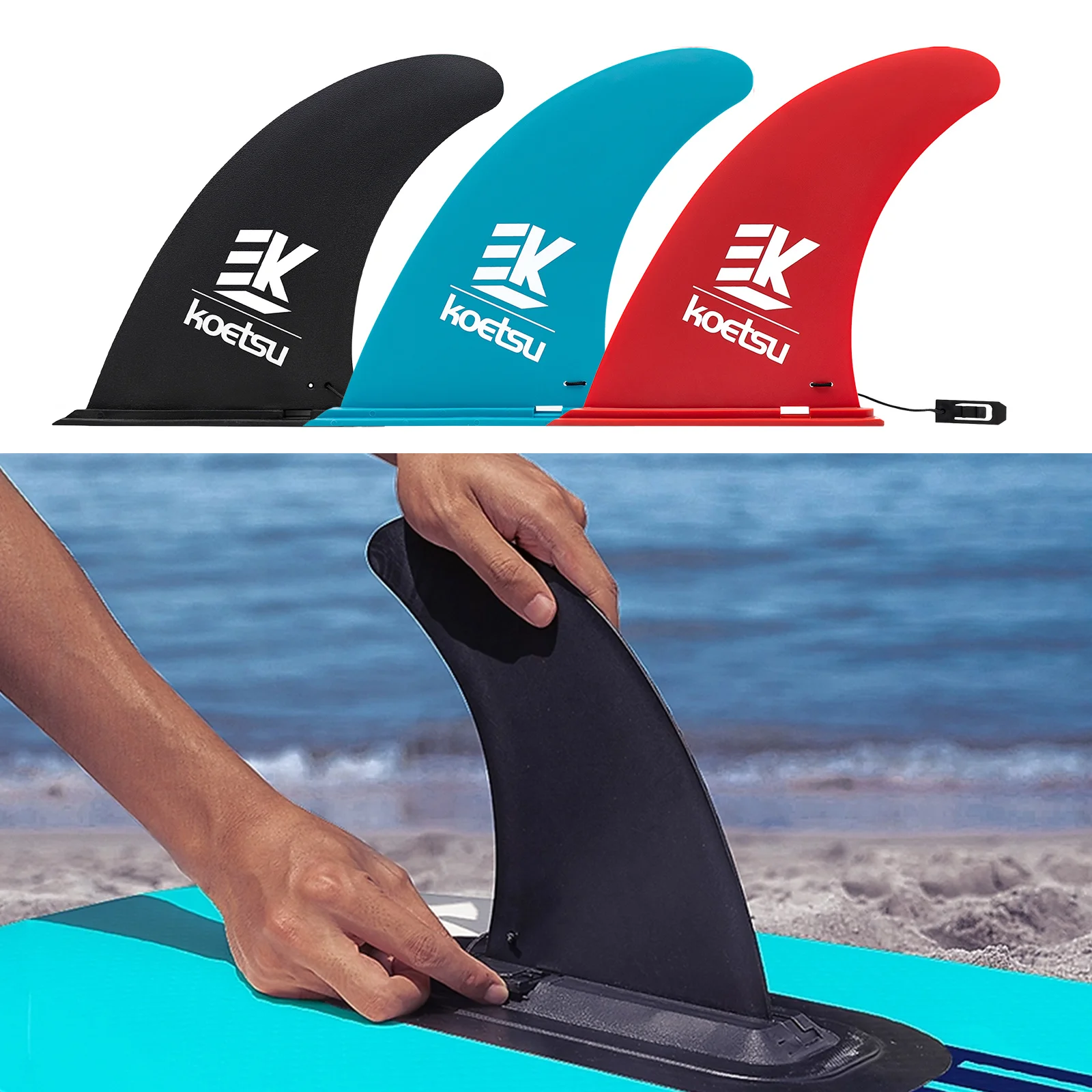 

Slide-in Surfboard Fin Detachable Surf Plate Stand Up Paddle Board Stabilizer Racing Fins Water Sports Surfing Board Accessory