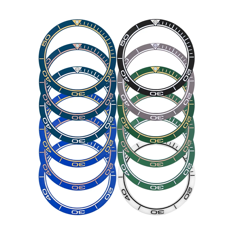 

Fashion 38mm SKX007 Ceramic Curved Bezel Insert Ring Inner Diameter 30.7mm Fits SKX007 SKX009 GMT SUB Men's Watch Retrofit Parts