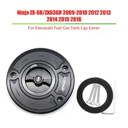 For Kawasaki Ninja ZX-6R 636 ZX636R 2009-2018 2012 2013 2014 2015 2016 ZX6R ZX 6R Motorcycle CNC Gas Fuel Tank Cap Cover