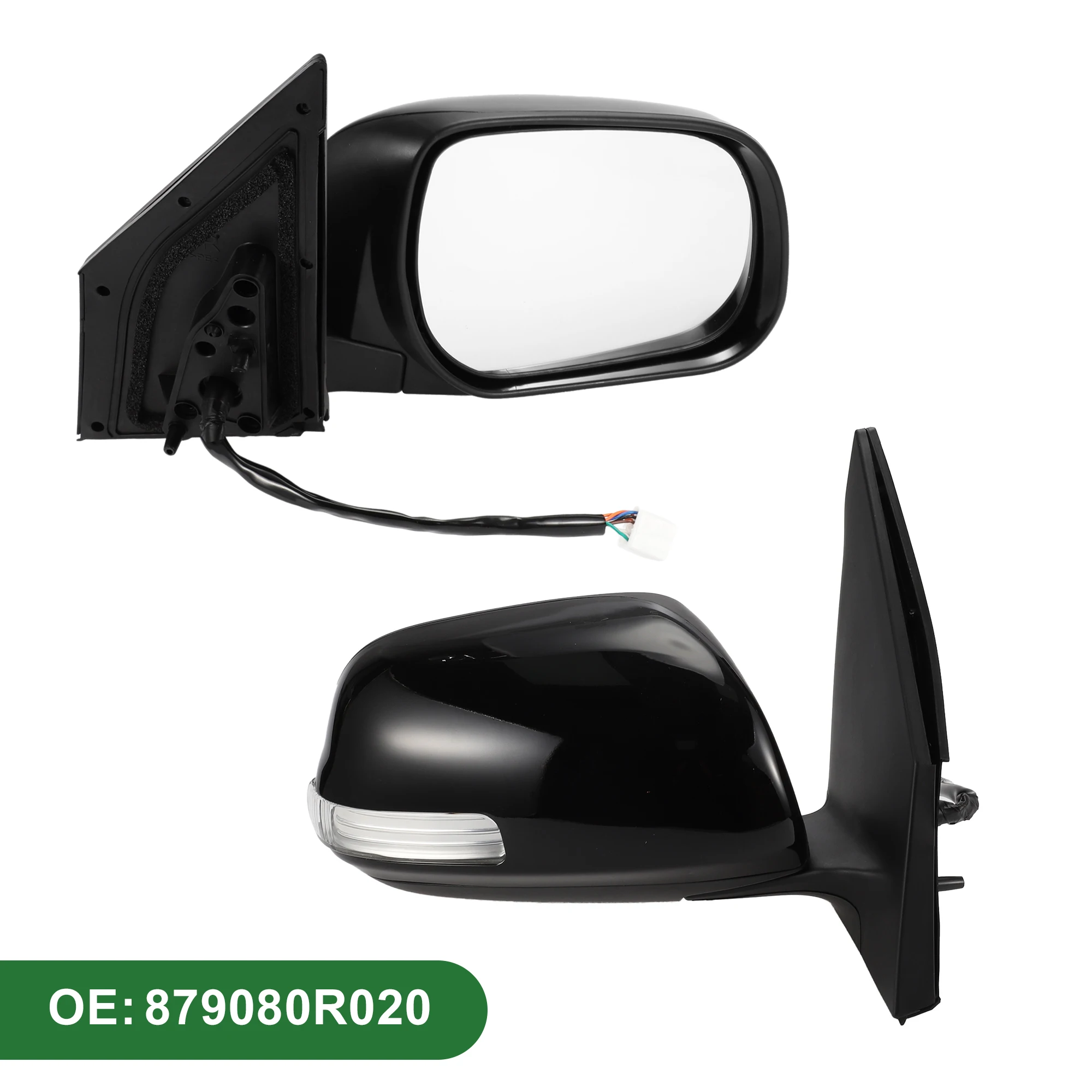 

Uxcell 7Pins Right Passenger Side Power Door Mirror Replacement Side Mirror Assembly for Toyota RAV4 2009-2012 879080R020 Black