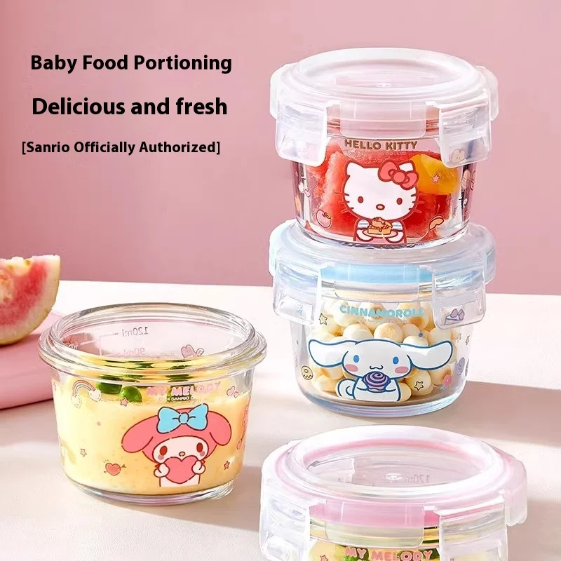 

Sanrio миска для детского питания стеклянная коробка для хранения яиц на пару пудинг специальная детская чашка бытовая посуда можно мыть в посудомоечной машине