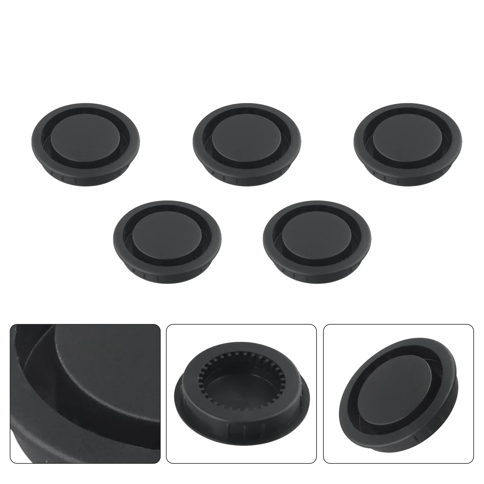 5pcs Air Vent Closet Wardrobe Vents Cover Shoe Cabinet Air Vent Ventilator Grille Round Vent Hole Heat Dissipation Cover