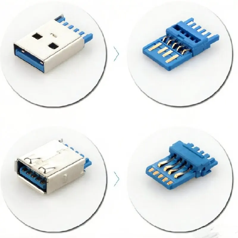 Cable de extensión USB 3,0 macho a hembra, adaptador de Cable M/F, transferencia de datos de súper velocidad, transmisión de carga, conexión de