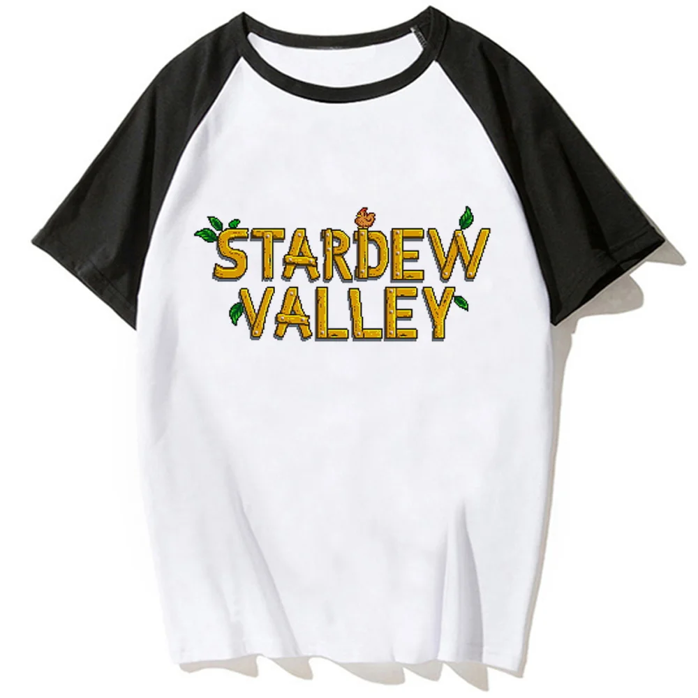 Stardew Valley top women designer Tee girl graphic Japanese streetwear clothing