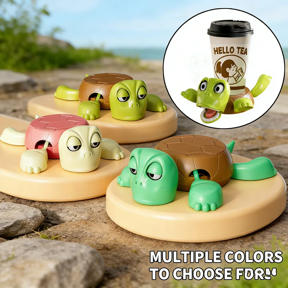 Popular funny turtle coaster, fun and stress relieving desktop decoration coaster, suitable for personal daily use
