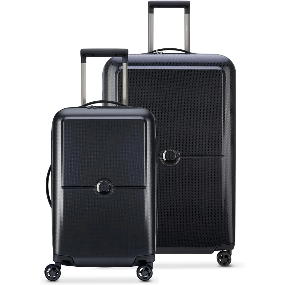 

DELSEY PARIS Turenne Hardside Luggage with Spinner Wheels, Black, 2-Piece Set (19/27)