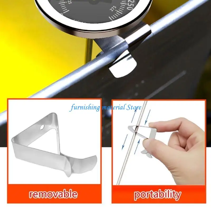 

Y5GD BBQ Thermometer Household Temperature Meter Dial Temperature Gauges Stainless