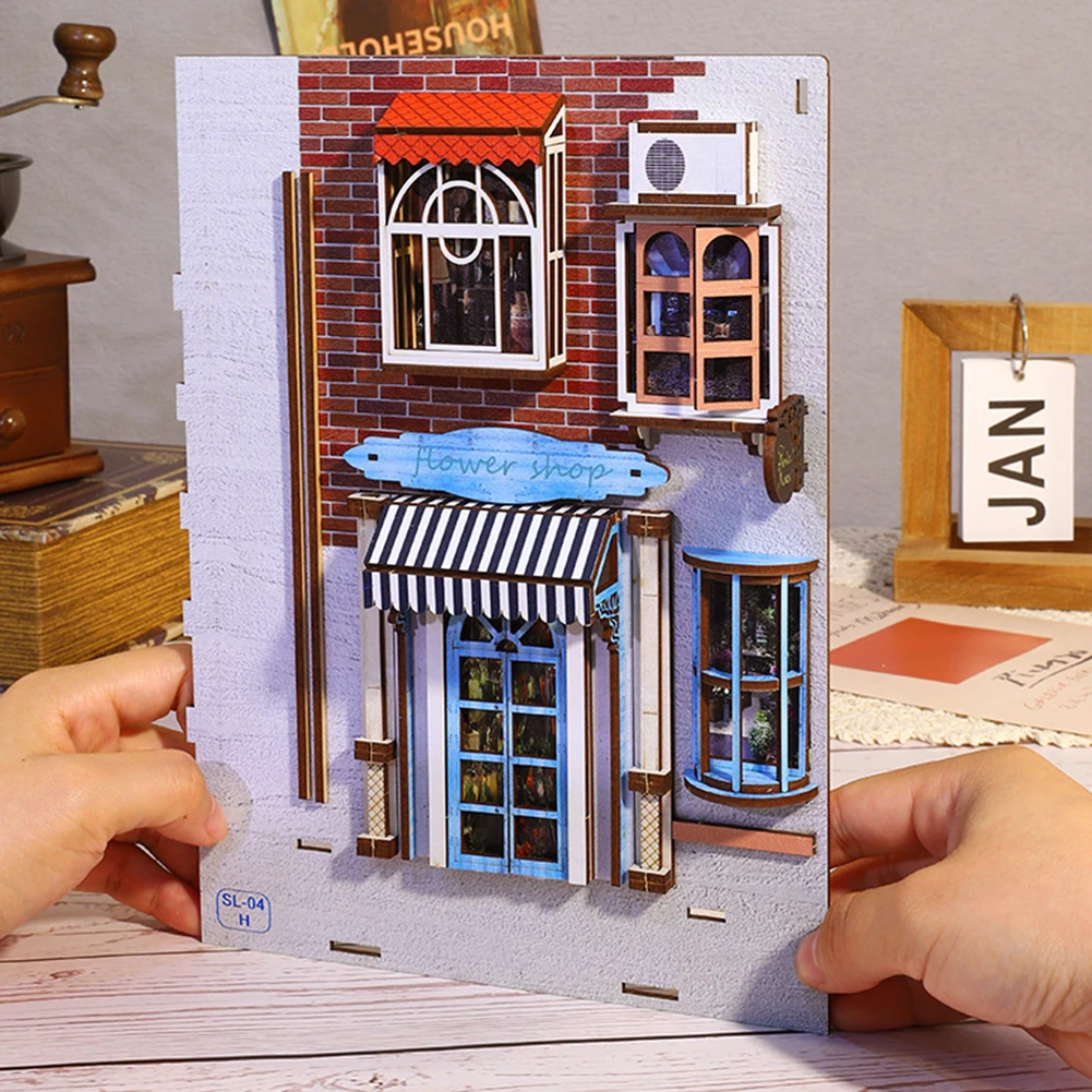 3D Island Holiday Books Nooks DIY Materiaal Kit Gepersonaliseerde decoratieve handwerk voor slaapkamer