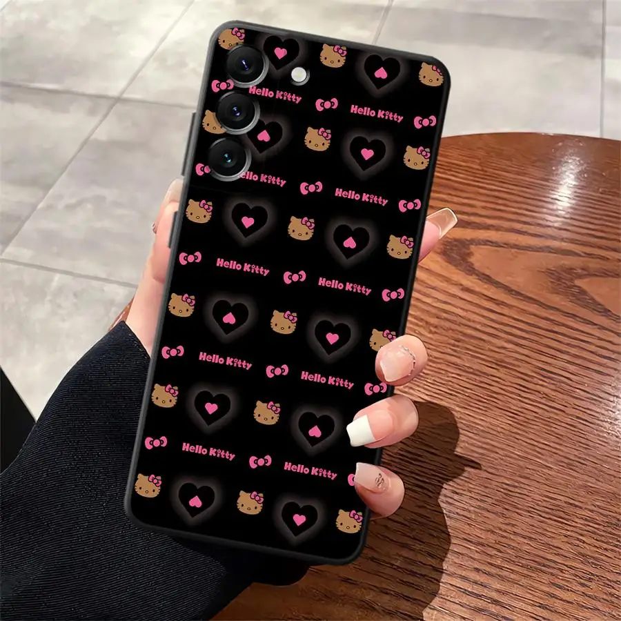 

Чехол для Samsung Galaxy A17 A14 A15 A51 A52 A54 A71 A16 A23 A72 A73 A24 A34 A12 A13 Чехол для телефона с бантом Hello Kitty