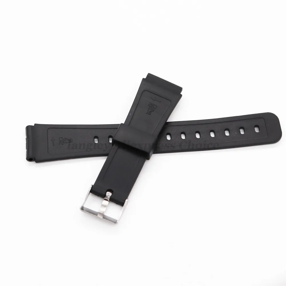Armband für CASIO Silikon-Uhrenarmband 12/14/16/18/20/22 mm für W800H SGW400 F91W F84 F105/108 A158/168 AE1200/1300 Harzgürtel – Detail 7
