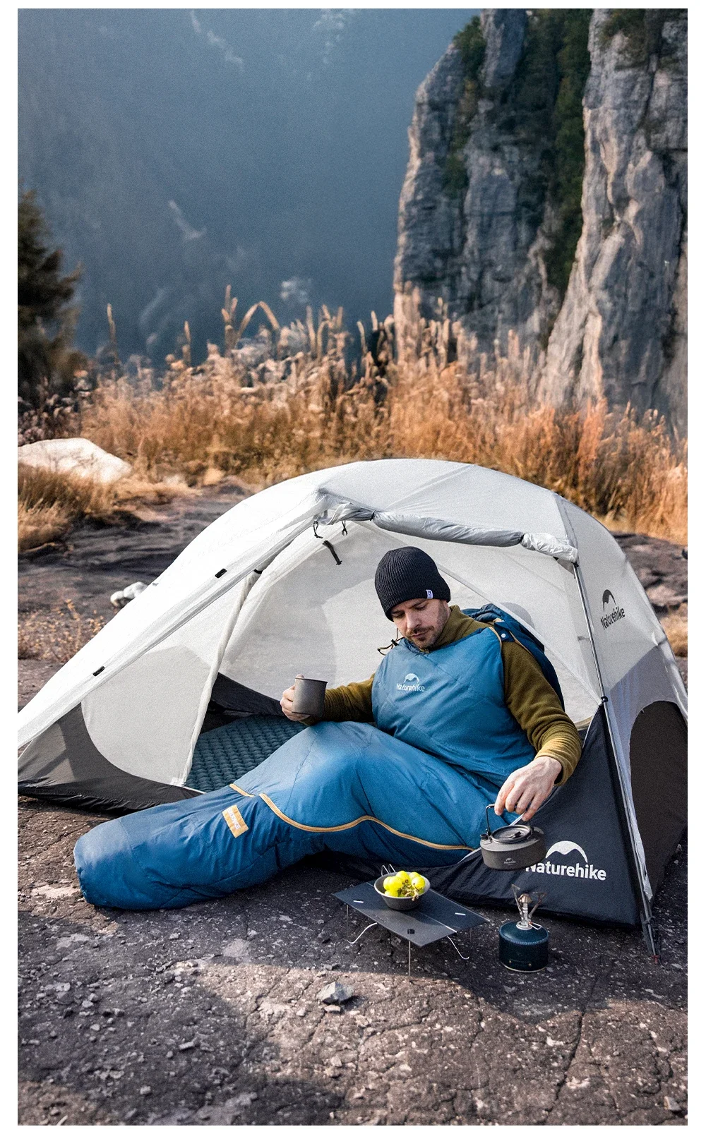 Naturehike Camping Sleeping Bag MJ PRO Ultralight Waterproof Mummy 4 Season Backpacking Sleeping Bags Outdoor Traveling Hiking