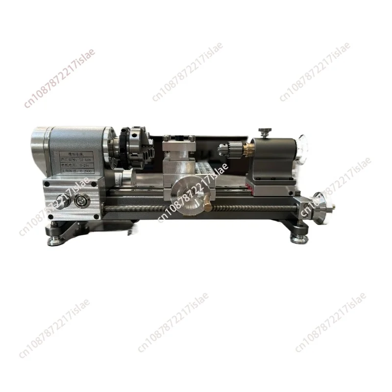 

Precision Desktop Mini Lathe, Metal DIY Lathe for Watchmaking Woodworking Model Making