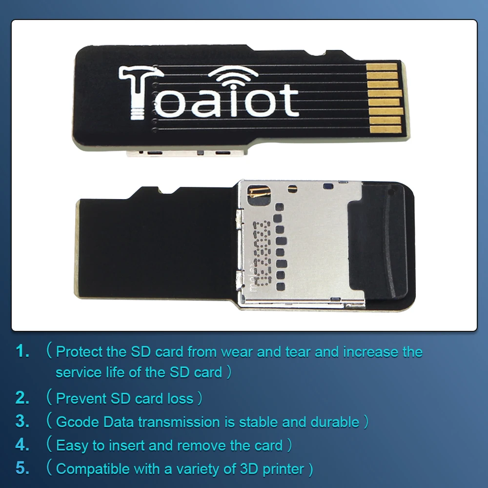 Toaiot SD TF Speicher Karte Kit Stecker auf Buchse Verlängerung Adapter Extender Test Werkzeuge PCBA Stecker Für Mobile Computer 3D Drucker – Detail 4