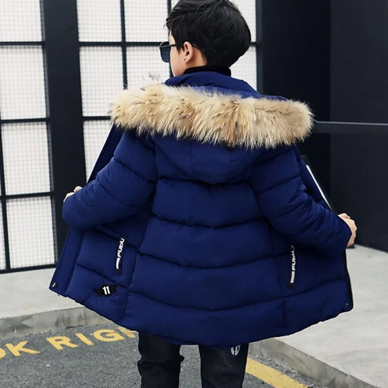 

Boys Down Jacket Coat Overcoat Cotton 2023 Graceful Warm Thicken Winter Plus Size Children's Clothing