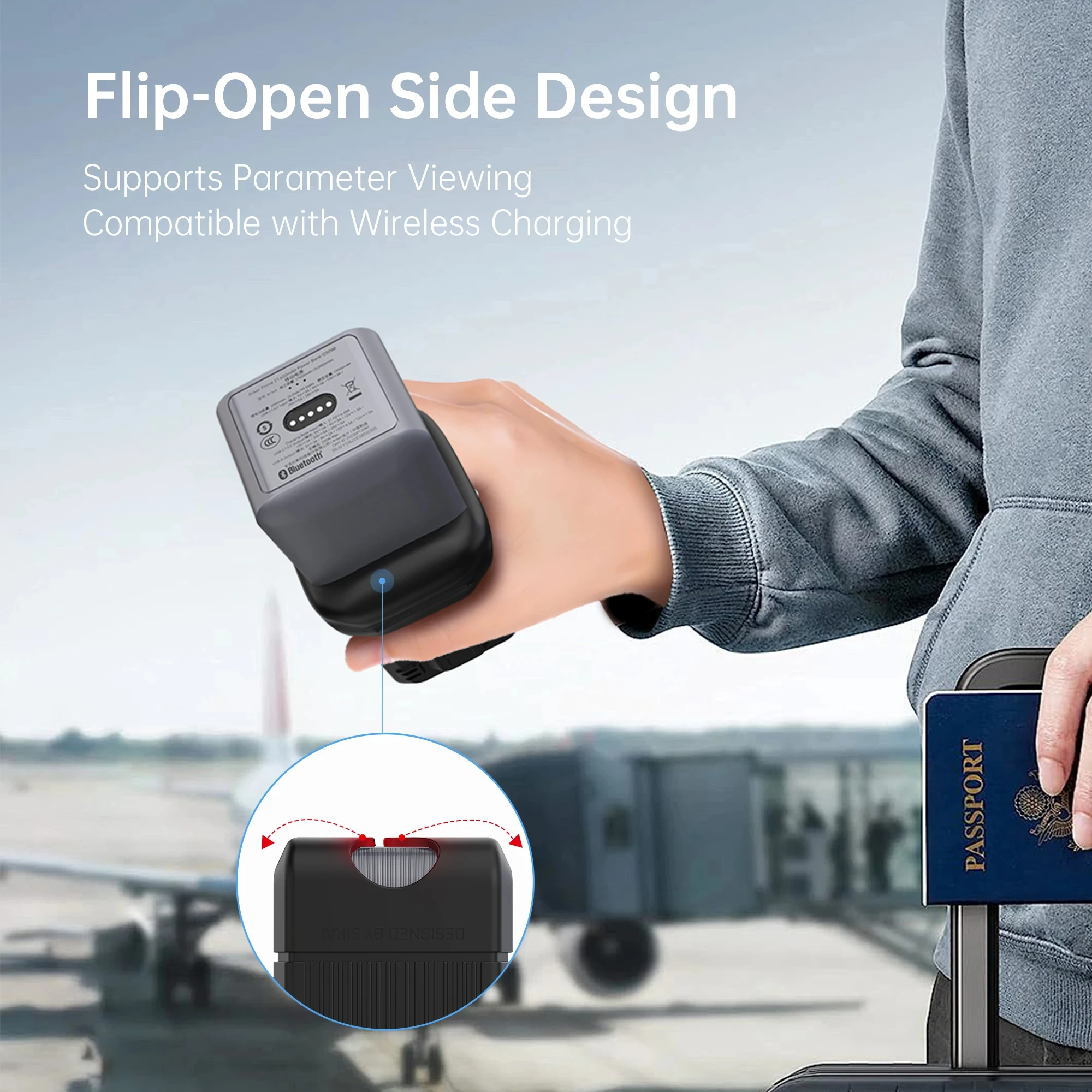 Étui de voyage en Silicone pour Anker Prime Power Bank 20,000mAh 200W TF/SM, housse de protection pour stockage de cartes pour Anker 200W Prime