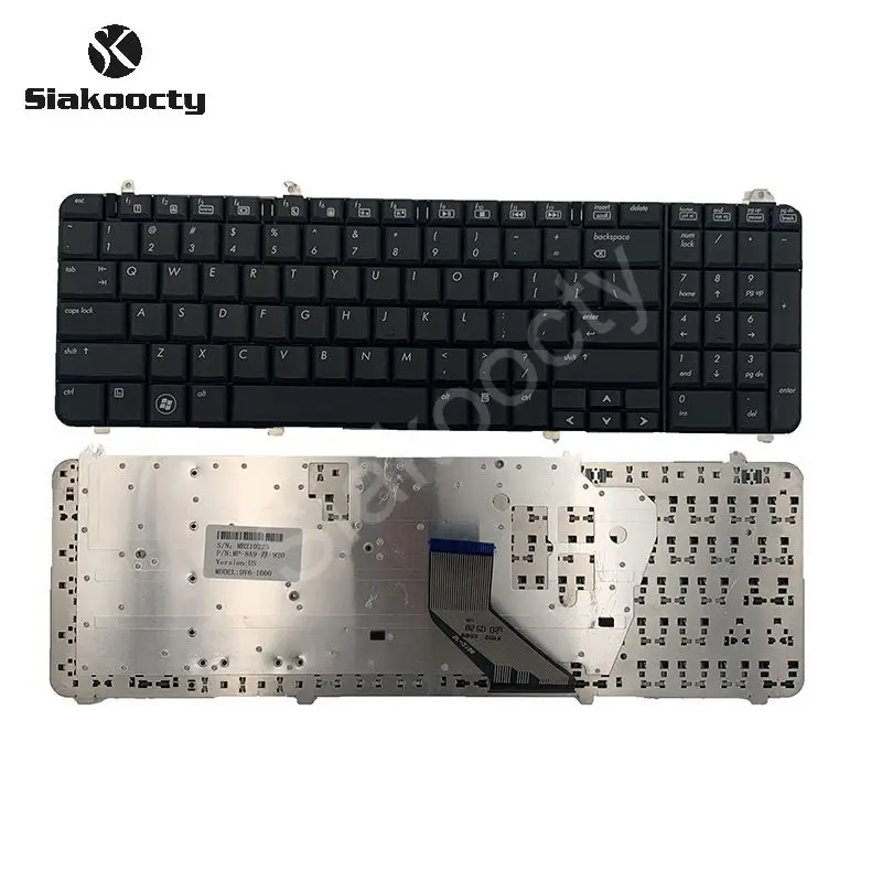 Siakoocty us English Layout Laptop Replacement Keyobard for HP Pavilion DV6 DV6T DV6Z DV6-1000 DV6-2000 Series Laptop Keyboard N