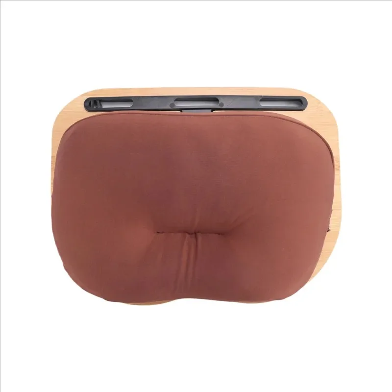 Lap Desk with Pillow Cushion,Laptop Stand Parts with Slot for Tablet,Computer Bed Table for Travel,Support Up To 14Inch Laptop