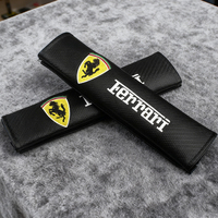 2Pcs Car Seat Belt Cover Shoulder Protection Pads For Ferrari F1 F8 F80 SF90 Stradale SF90Spider 296 GTB 296 GTS 812 Accessories