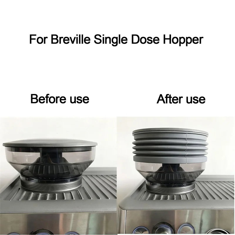 JUSTINLAU Single Dose Hopper for Breville Espresso Machine/Breville Barista Express Hopper Blowing Espresso Machine Accessories