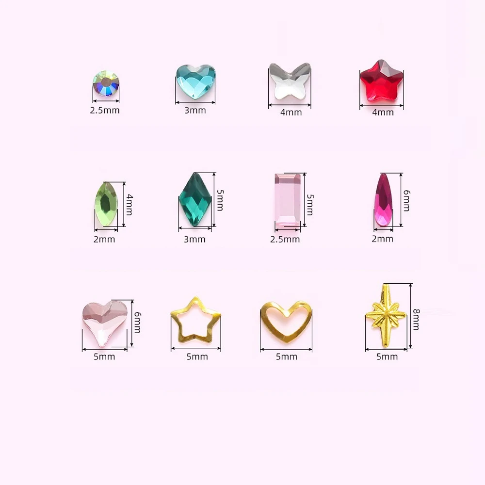 1 Set Professional Tooth Gem Kit Diy Love Horse Eye Crystals Jewelry Kit Teeth Gems Kit Tooth Gems For Teeth Jewelry Starter