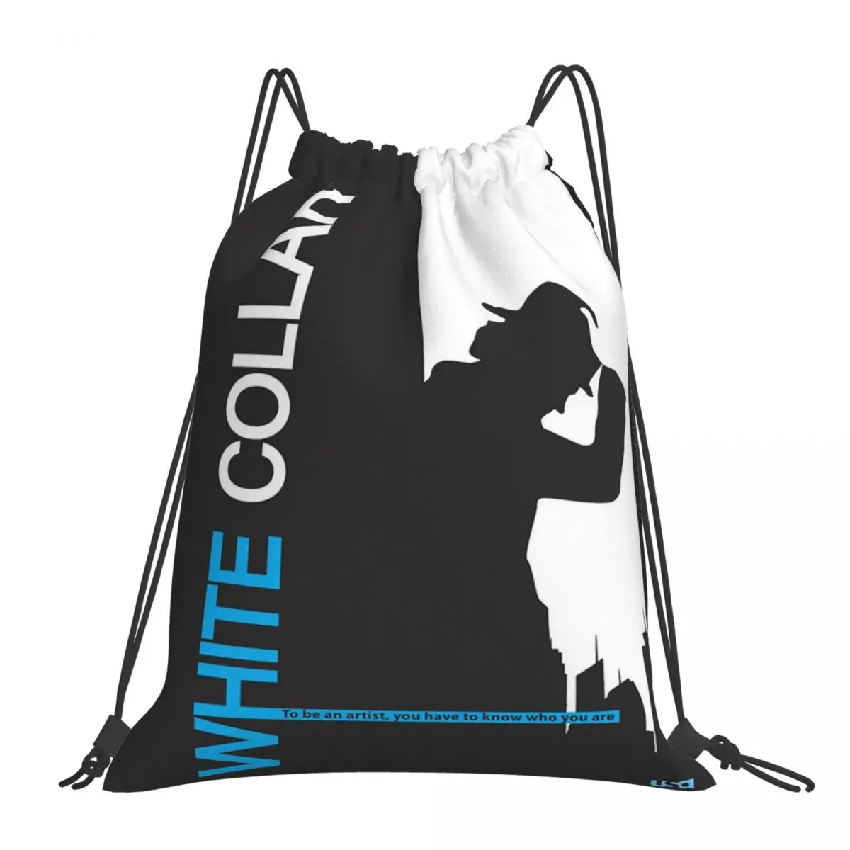 ホワイトカラーバックパック多機能ポータブル巾着バッグスポーツバッグブックバッグ旅行学生のための