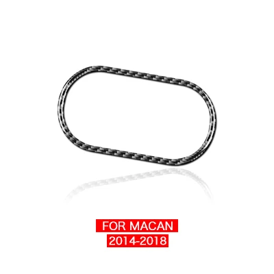 

Carbon Fiber Headlight Switch Cover For Porsche Macan 2014-2018 Real 3D Sticker Control Button Trim Interior Accessories Upgrade