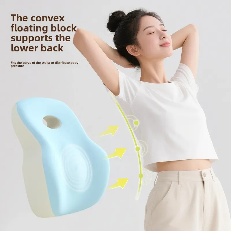 Seat Cushion That Fits Curve Lower Back Provides Cushioning Pressure Relief Waist During Long Periods Of Sitting In The Office