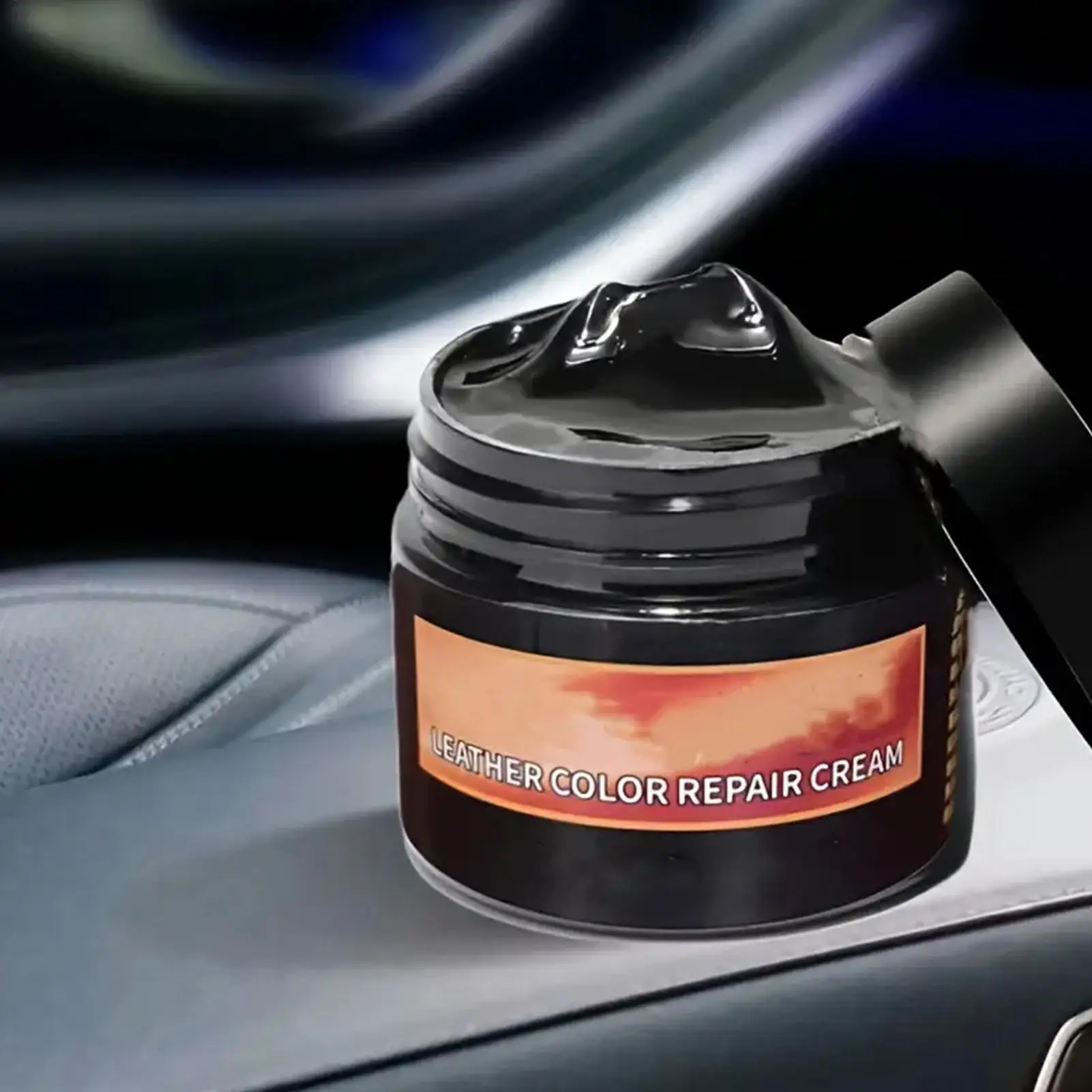 Steering Wheel Repair & Restoration Paste, Automotive Interior Renew Kit for Car Trim, Dashboard, Console & Seats