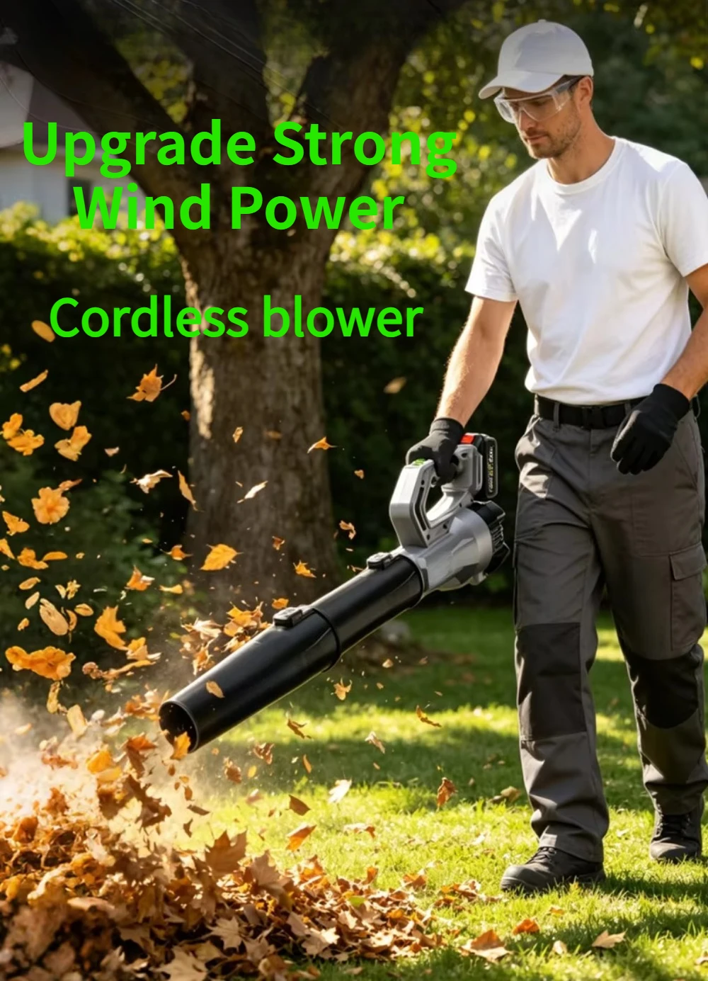Brand New Lightweight Mini Cordless Leaf Blower, 21V Lithium Battery Wireless Handheld Brushless Motor Dust Blower