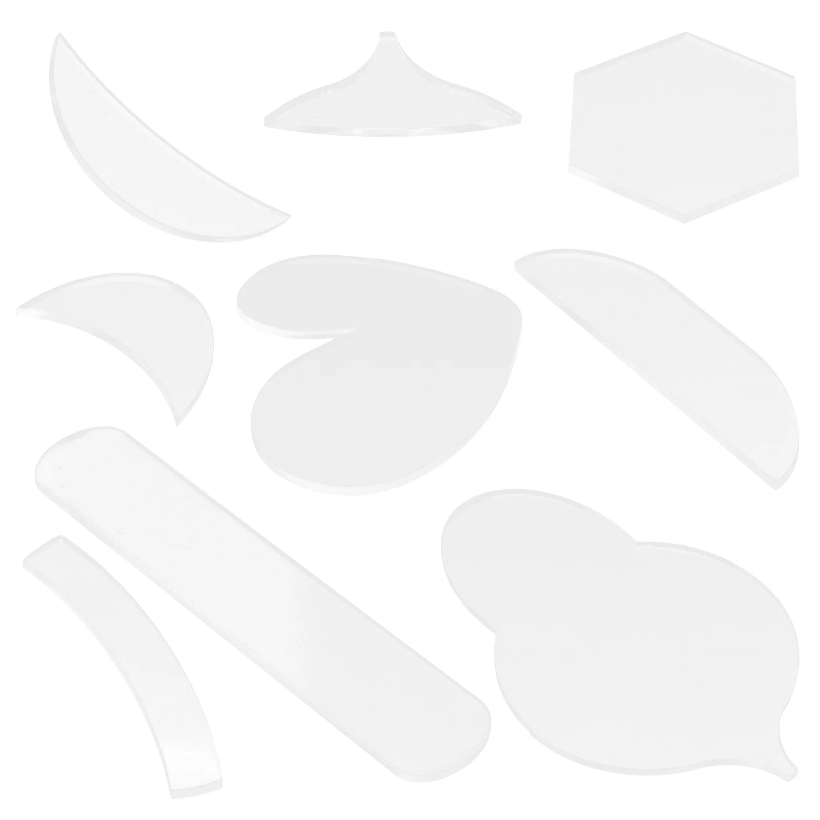 

1 set 1 Set Acrylic Quilting Templates Clear Shaped Rulers For Diy Patchwork Sewing Crafts Clothing Making Bees Pattern Stencils