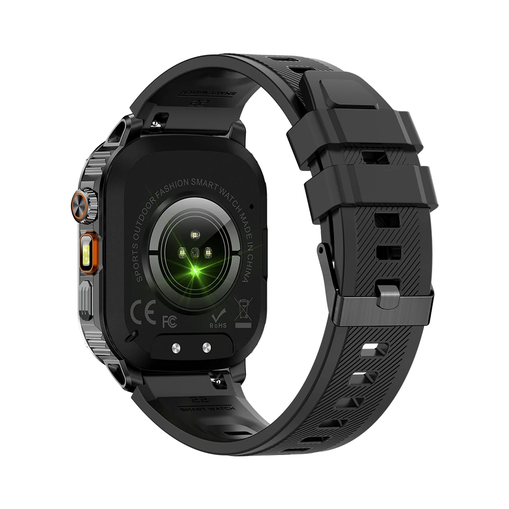 TJXL- Sports Outdoor Man Smartwatch BT Call Reloj Intelligent Blood Pressure Monitor 2.01" Smart Watch 2025