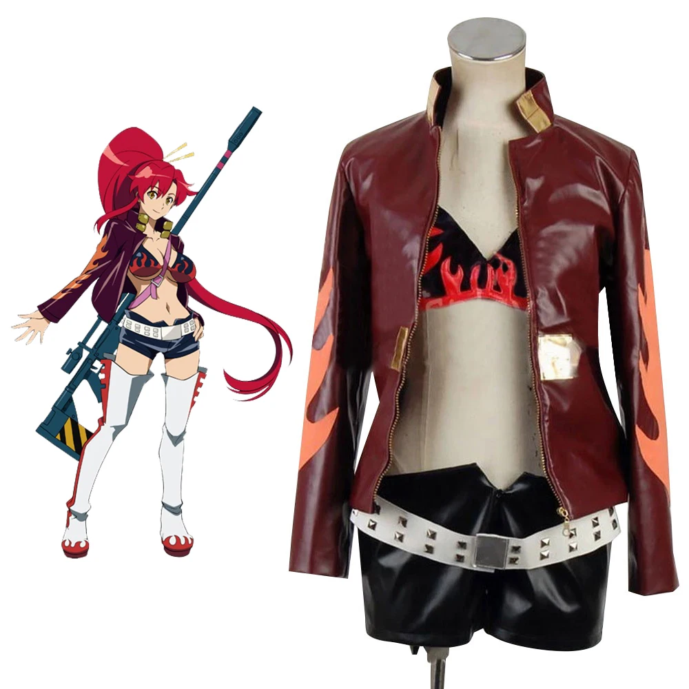 Tengen Toppa Gurren Lagann Anti-Espiral Guerra Yoko Littner Cosplay Traje