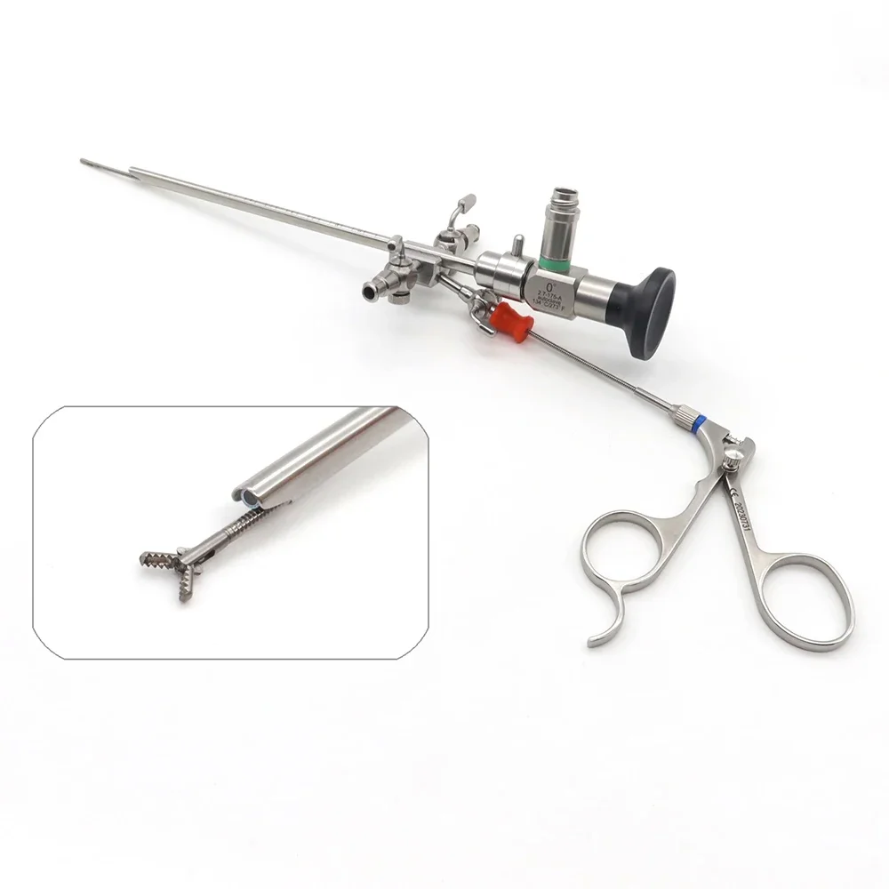 New type Veterinary endoscopy Endoscope 2.7 mm&14 fr sheath&forceps for animal surgery