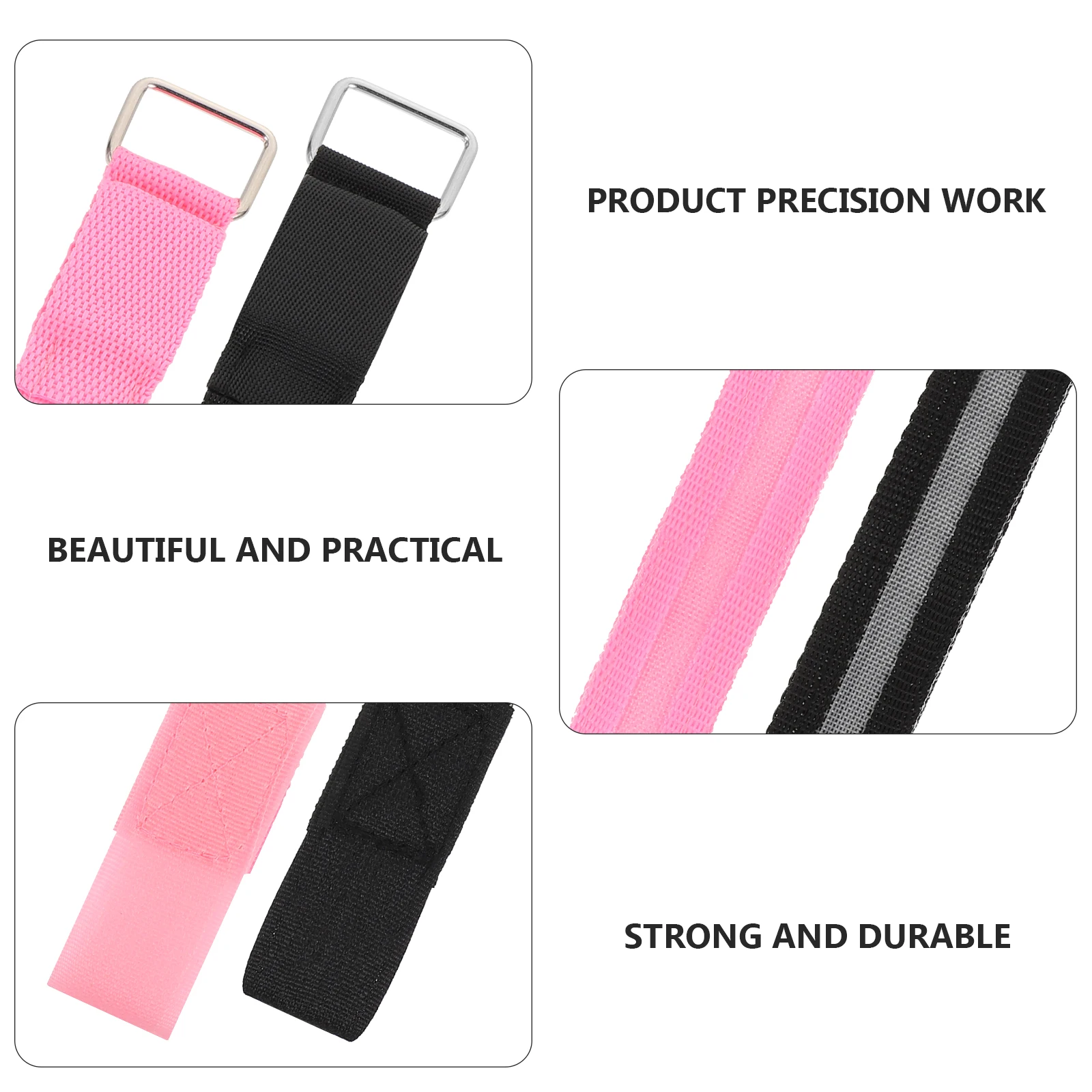 

2pcs Led Flashing Armband Rechargeable Luminous Bracelet Safety Signal Light For Outdoor Running Camping Skating Rink Bar