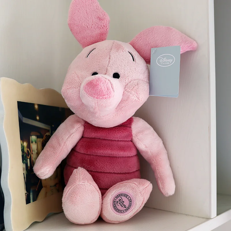 Kawaii Piglet Winnie The Pooh Plush Toys Pink Pig Stuffed Animal Anime Plushies Figures Cartoon & Cute Doll Gift For Girls Kids
